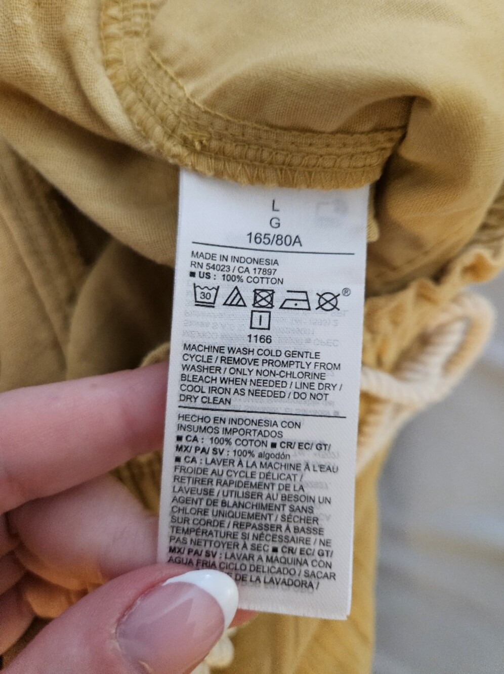 Old Navy Womens Drawstring Pants- Mustard Yellow - Picture 4 of 5